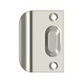 Deltana Full Lip Strike Plate For Ball Catch and Roller Catch in Polished Nickel FLSP335U14
